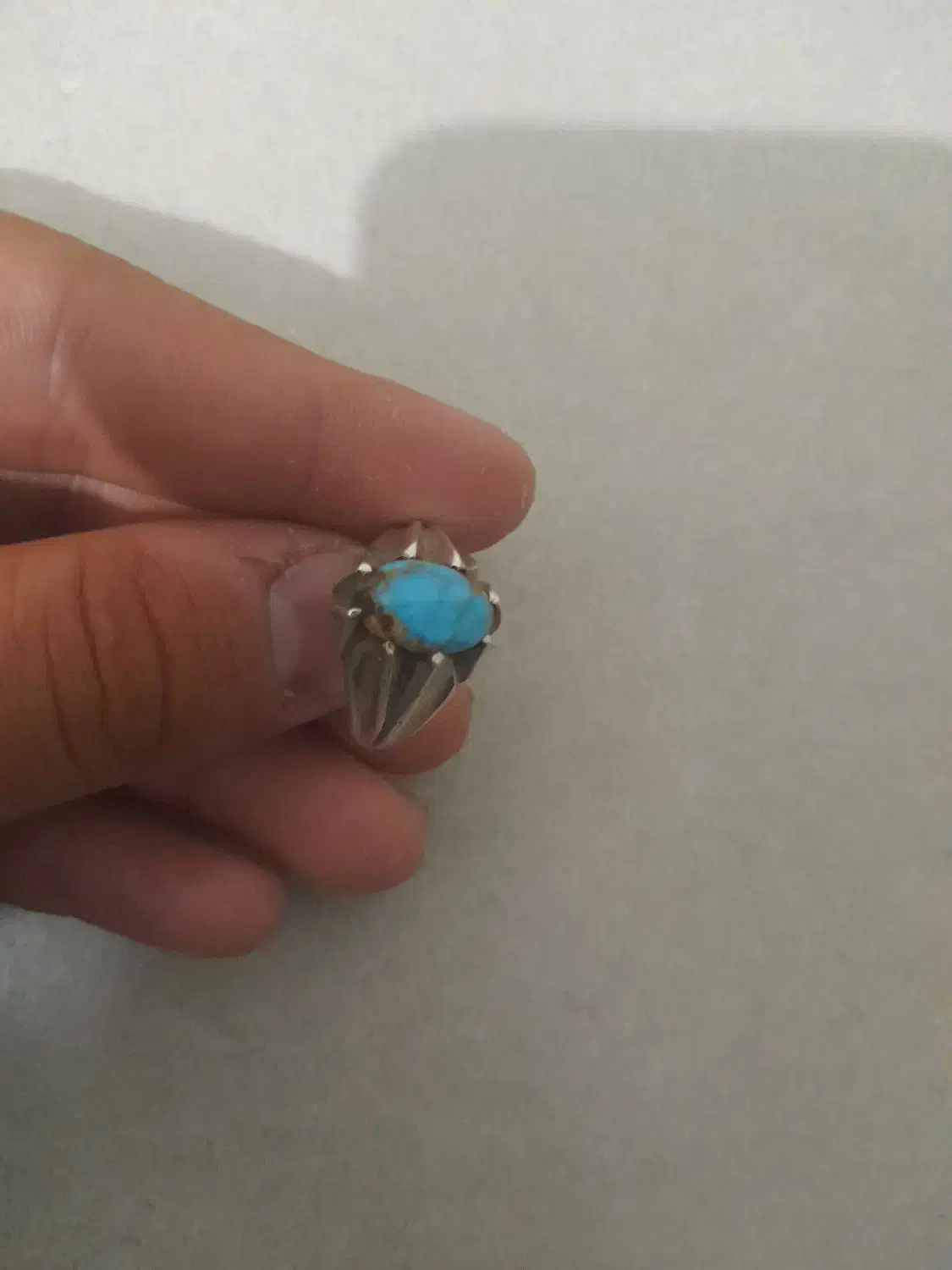 انگشتر فیروزه نیشابور ساخت دست استاد پدرام .|جواهرات|قیدار, |دیوار