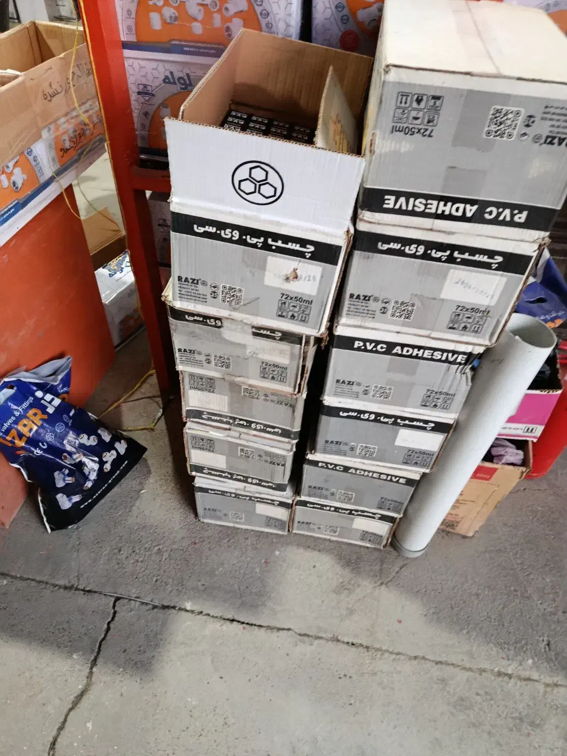 تعداد ۱۰کارتن چسب راضی ۵۰سی سی|ابزارآلات|اصفهان, گرکان|دیوار