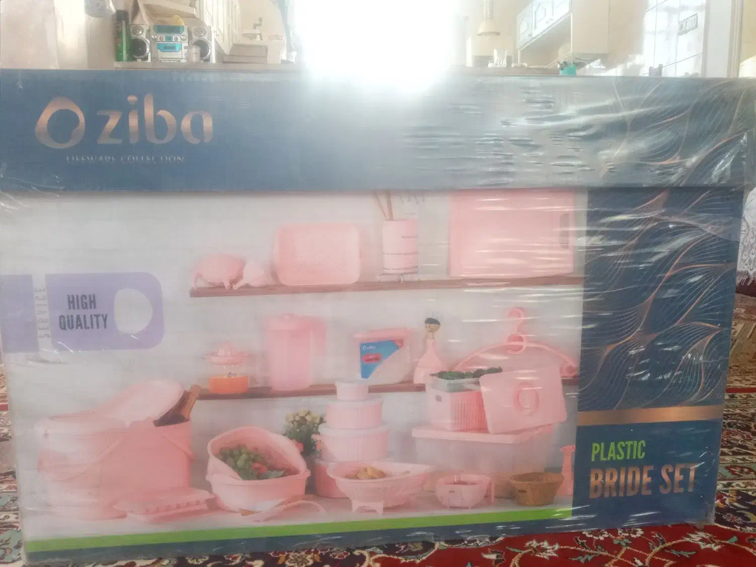 سرویس ۵۸ پارچه زیبا|ظروف نگهدارنده، پلاستیکی، یکبارمصرف|قمرود, |دیوار