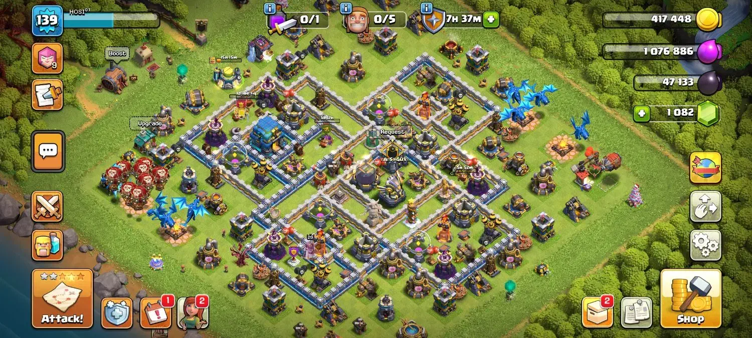 اکانت کلش تان 12 و 9 مکس|کنسول، بازی ویدئویی و آنلاین|شیراز, ارم|دیوار