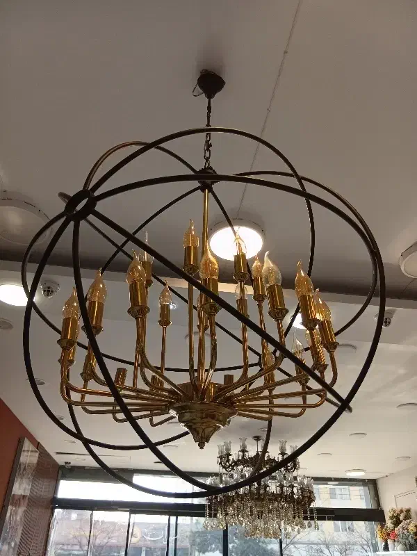 لوستر کروی|لوستر و چراغ آویز|تهران, اوقاف|دیوار