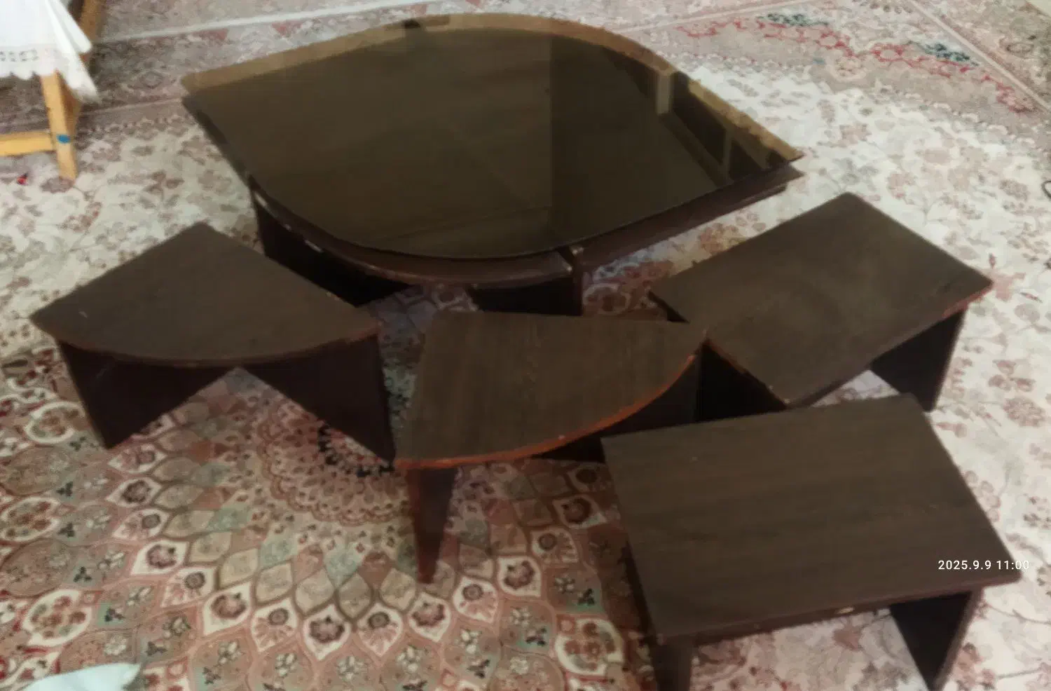 میز عسلی و چهار تا گل میز|مبلمان خانگی و میز عسلی|شوشتر, |دیوار