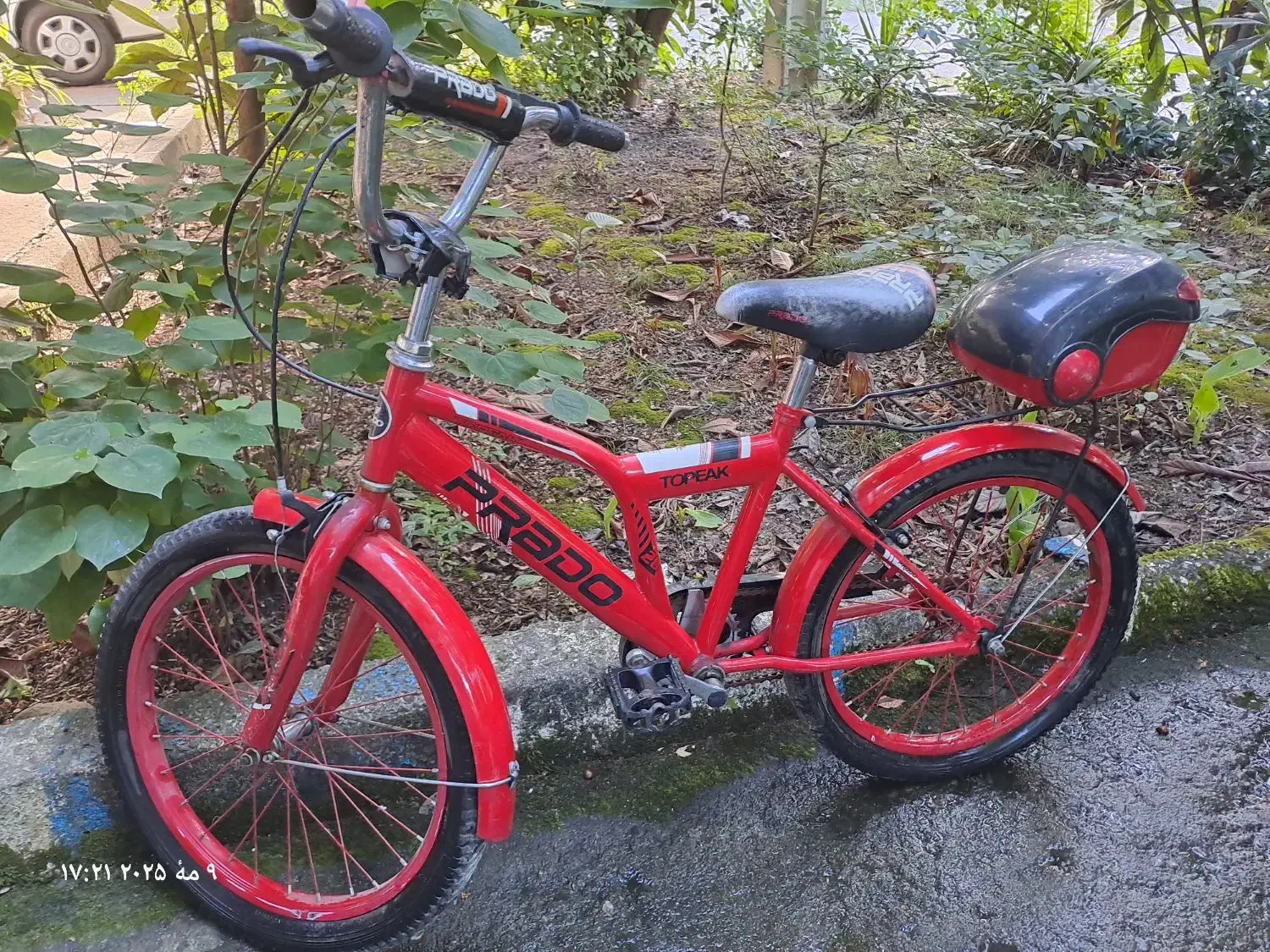 دوچرخه قرمز|دوچرخه، اسکیت، اسکوتر|رشت, نیروی دریایی|دیوار