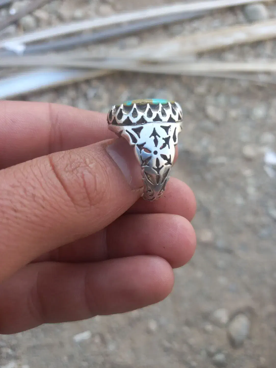 انگشتر فیروزه|جواهرات|باقرشهر, |دیوار