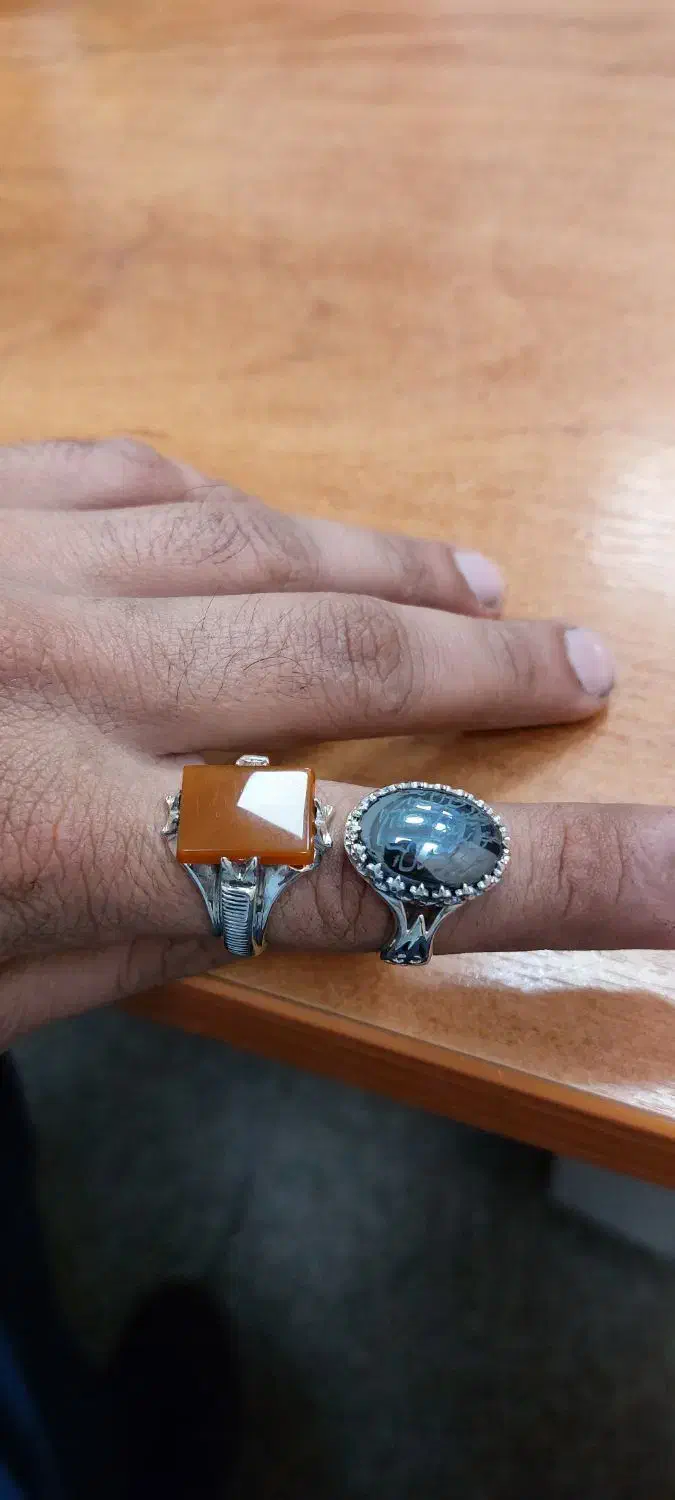 دو عدد انگشتر نقره|جواهرات|بندرعباس, |دیوار