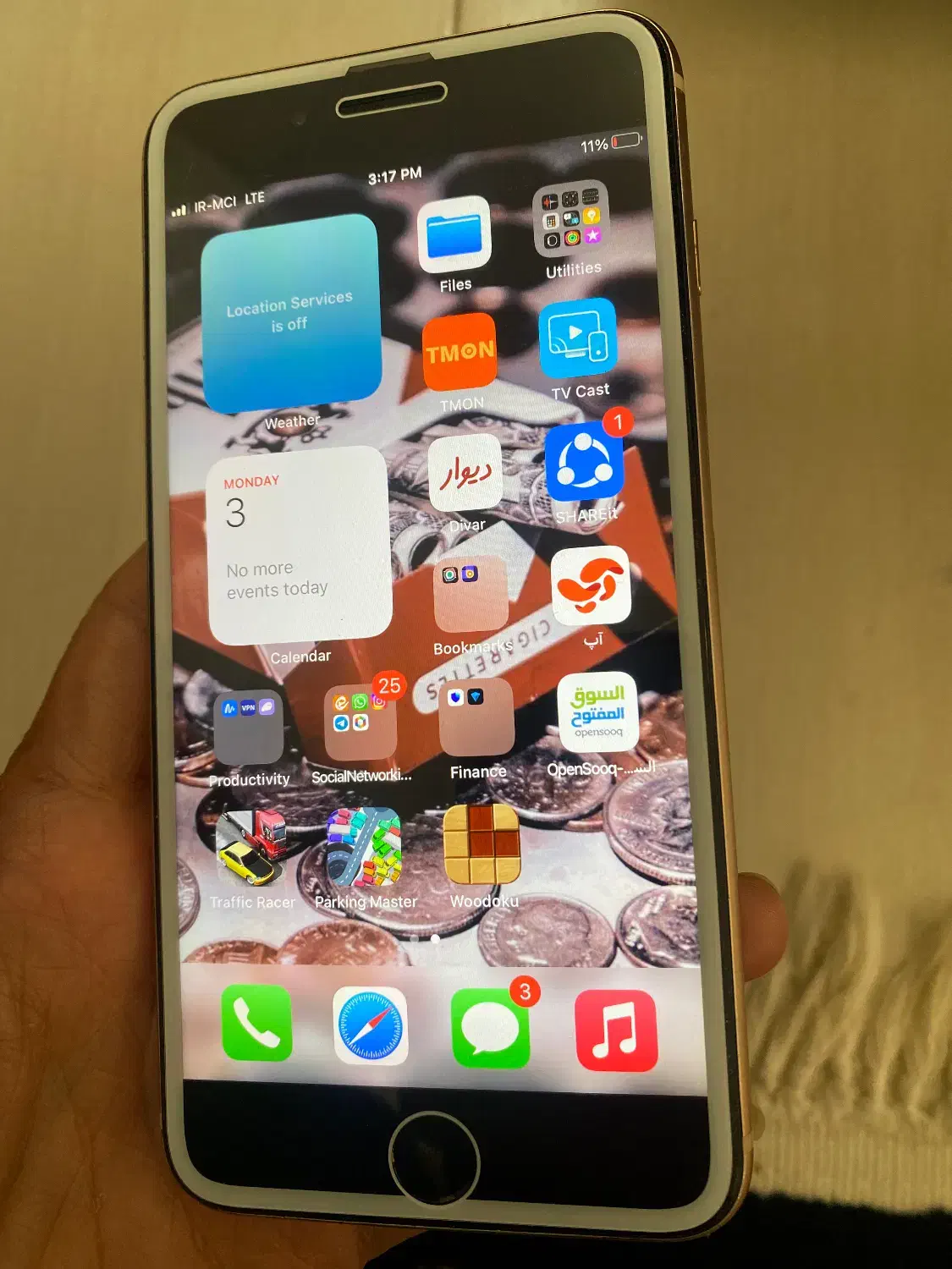 iphone8pluse|موبایل|پردیس, فاز ۱|دیوار