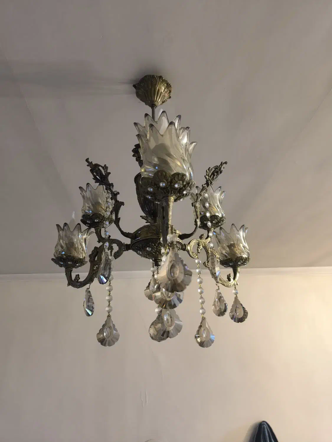 لوستربرنزی|لوستر و چراغ آویز|تبریز, |دیوار