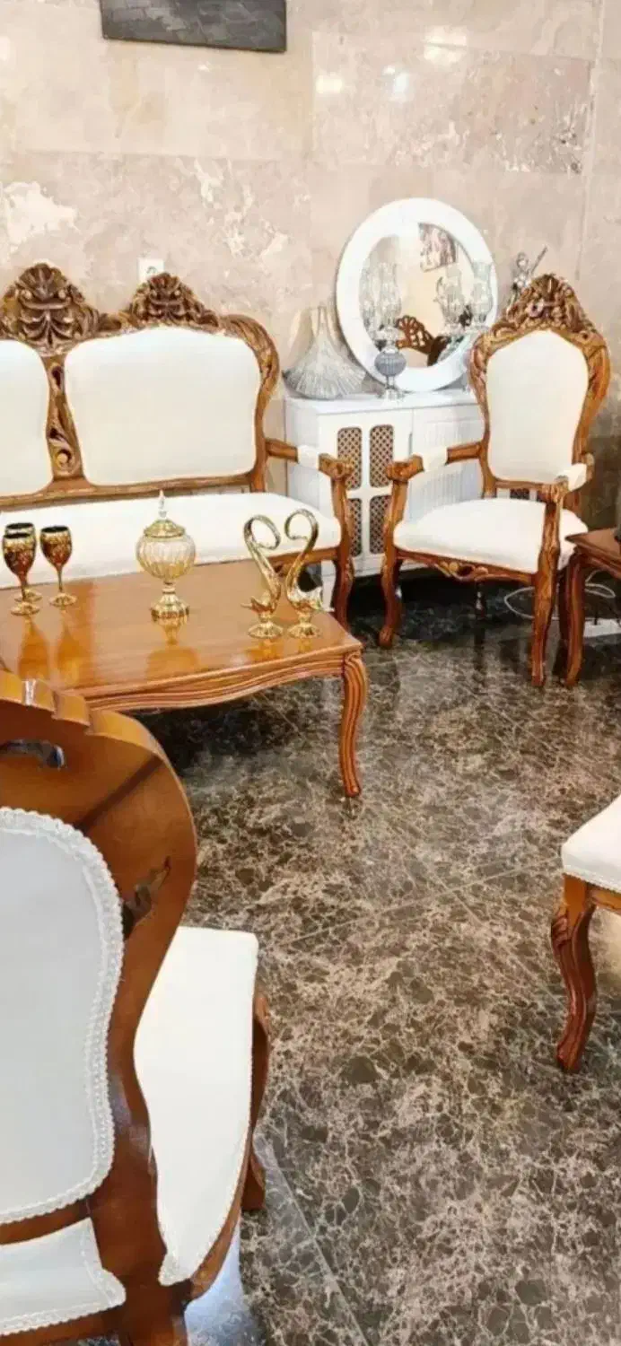 مبلمان کلاسیک نیو لهستانی نصف قیمت|مبلمان خانگی و میز عسلی|نور, |دیوار