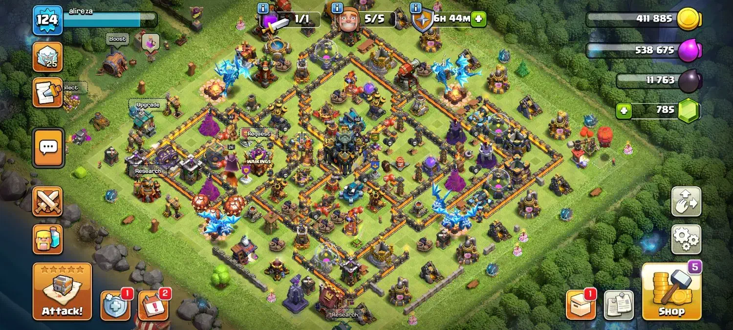 اکانت کلش آف کلنز لول142 تان هال17 ارزون ترین قیمت|کنسول، بازی ویدئویی و آنلاین|تهران, هاشمی|دیوار