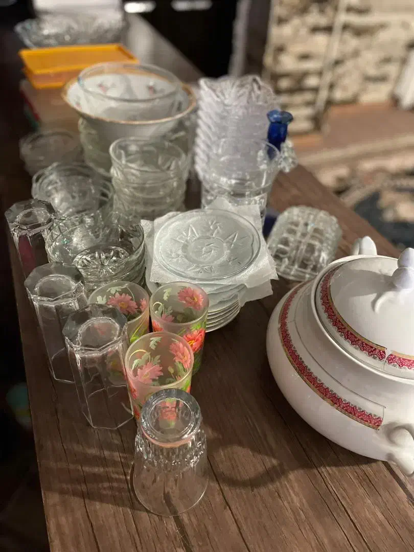 ظروف شیشه ای|ظروف سرو و پذیرایی|مسجد سلیمان, |دیوار