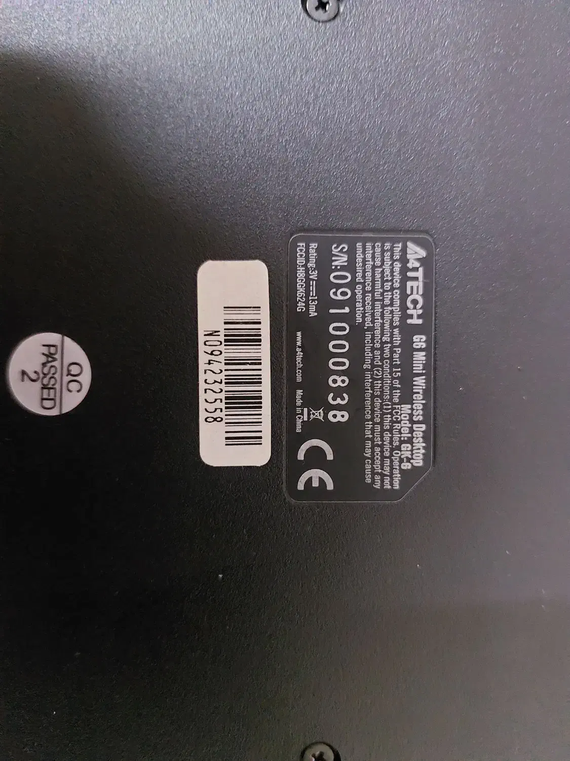 کیبورد بی سیم A4Tech مدل GK-6|قطعات و لوازم جانبی رایانه|فومن, |دیوار