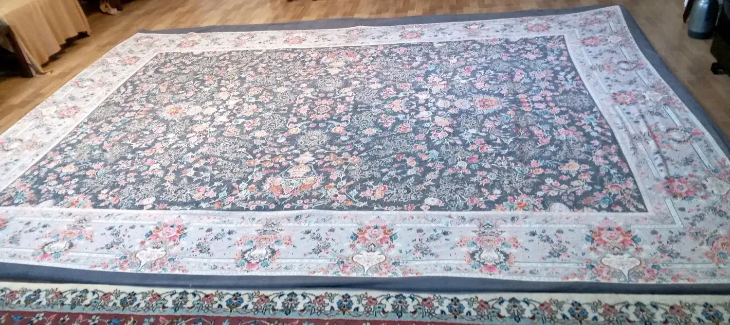 دوتا. رو فرشی مخمل ترک 9متری کش دار|روفرشی|قزوین, |دیوار