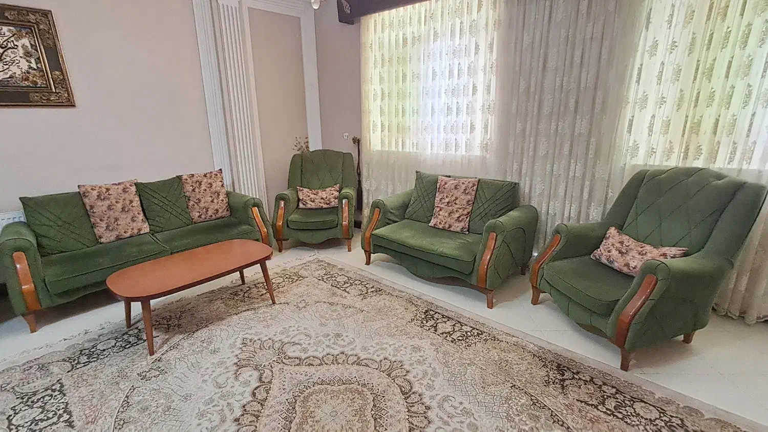 مبل ۷ نفره طرح ترک|مبلمان خانگی و میز عسلی|گرگان, |دیوار