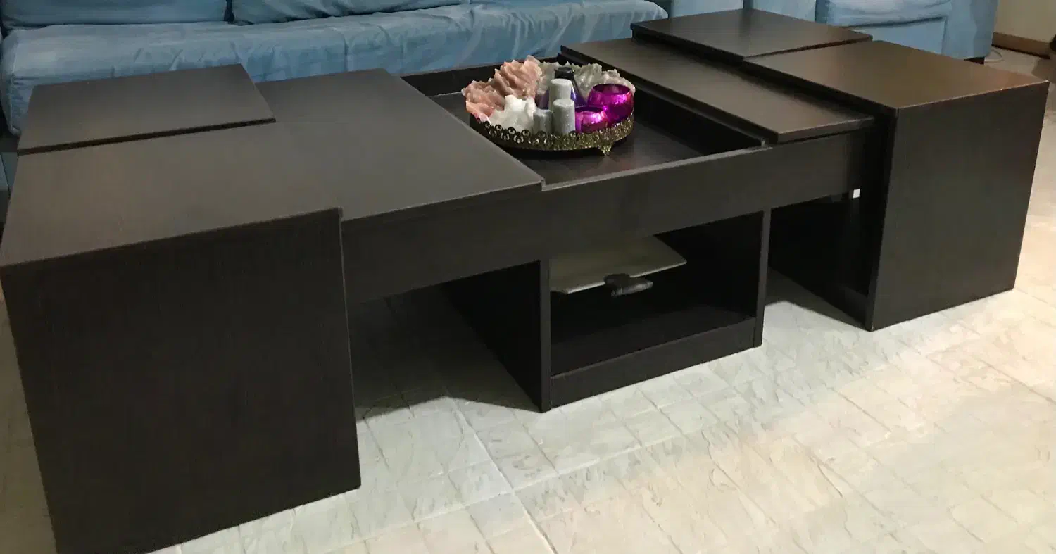 میز وسط همراه ۴ عسلی|مبلمان خانگی و میز عسلی|ساری, |دیوار