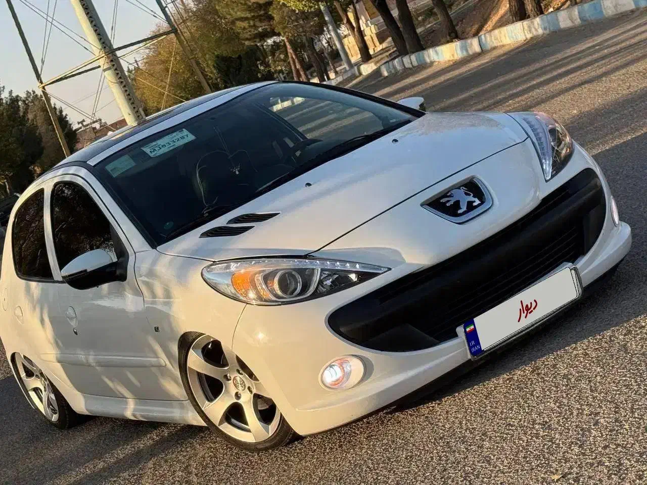 ۲۰۷سقف پانوراما دنده ای بدون رنگ و ضربه|خودرو سواری و وانت|میمه, |دیوار