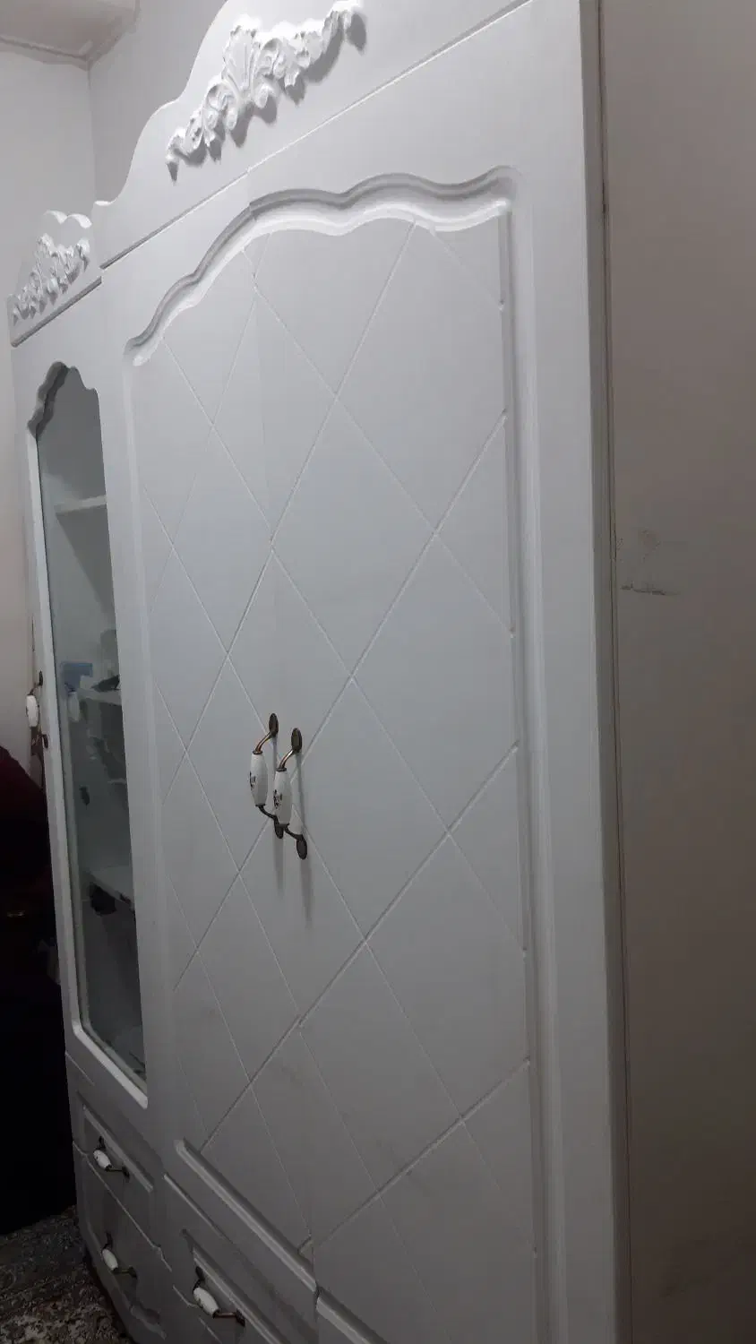 کمد و تخت نوجوان|تخت و سرویس خواب|قرچک, میرزائی شمالی|دیوار