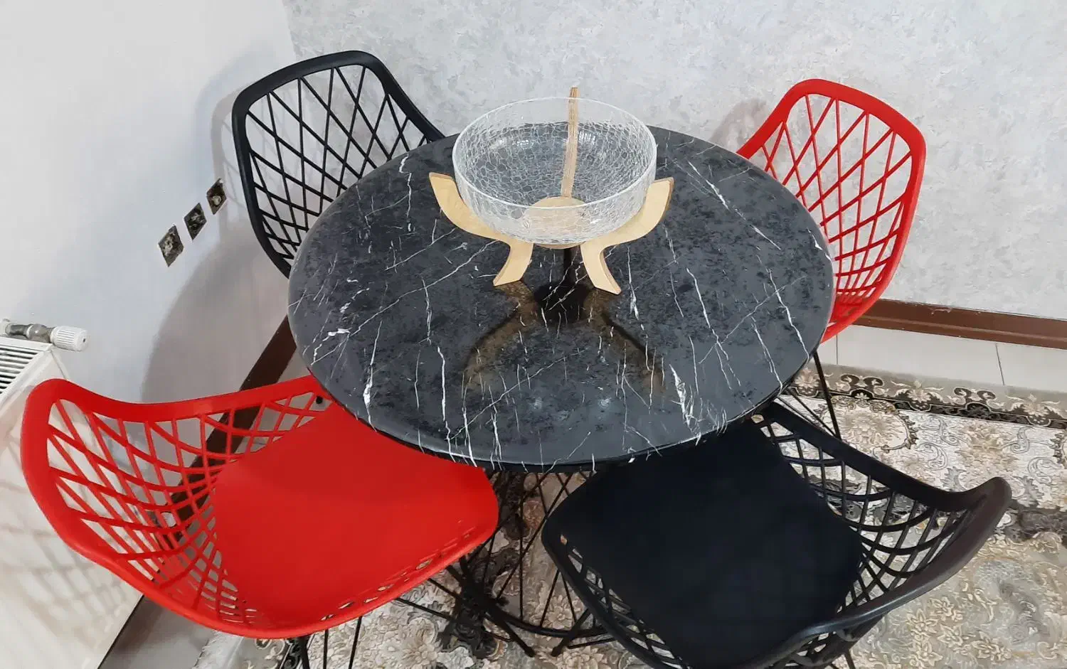 میز نهارخوری کلاسیک|میز و صندلی غذاخوری|فولادشهر, C3|دیوار