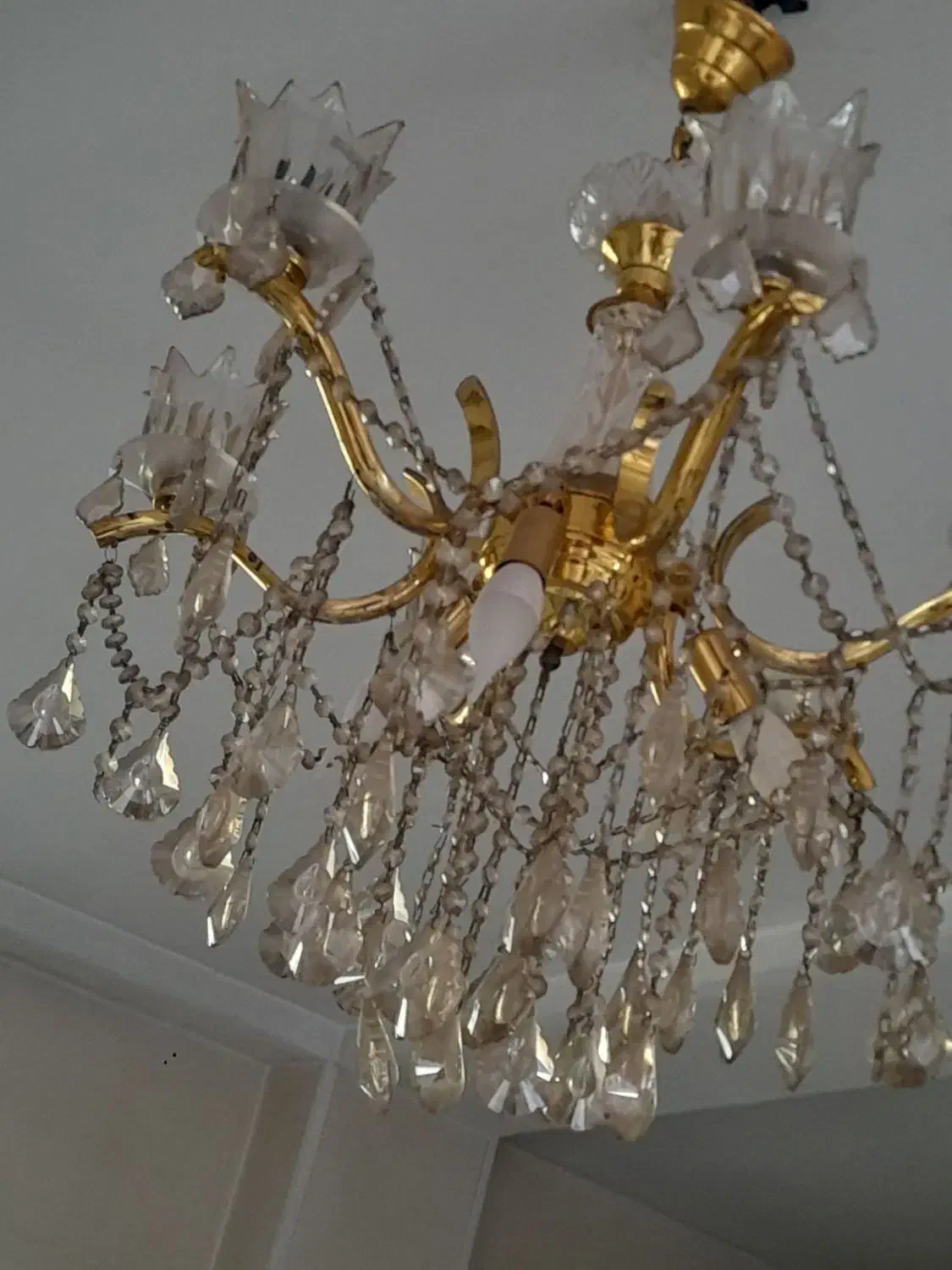 لوستر ۹ شعله|لوستر و چراغ آویز|ماهدشت, |دیوار