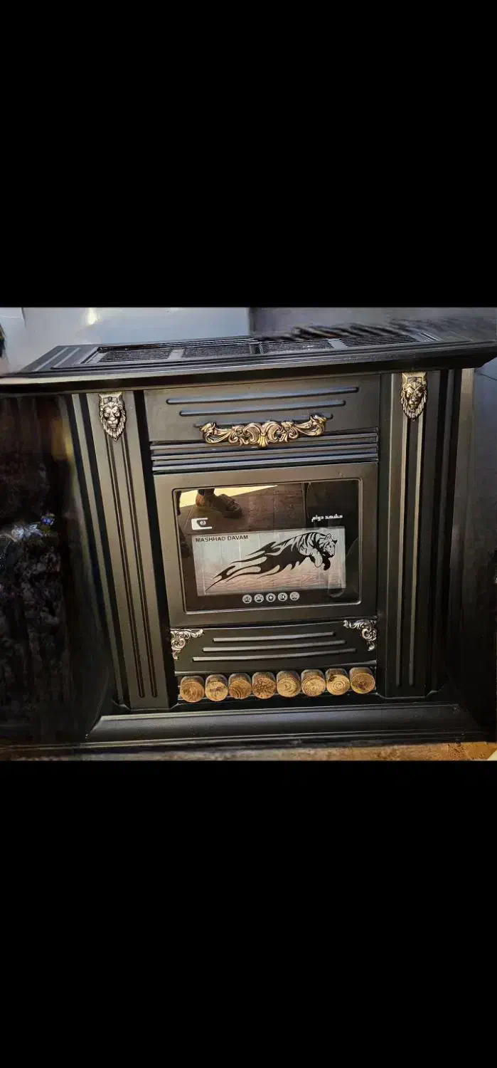 بخاری مدل شومینه ای|بخاری، هیتر، شومینه|جوانرود, |دیوار