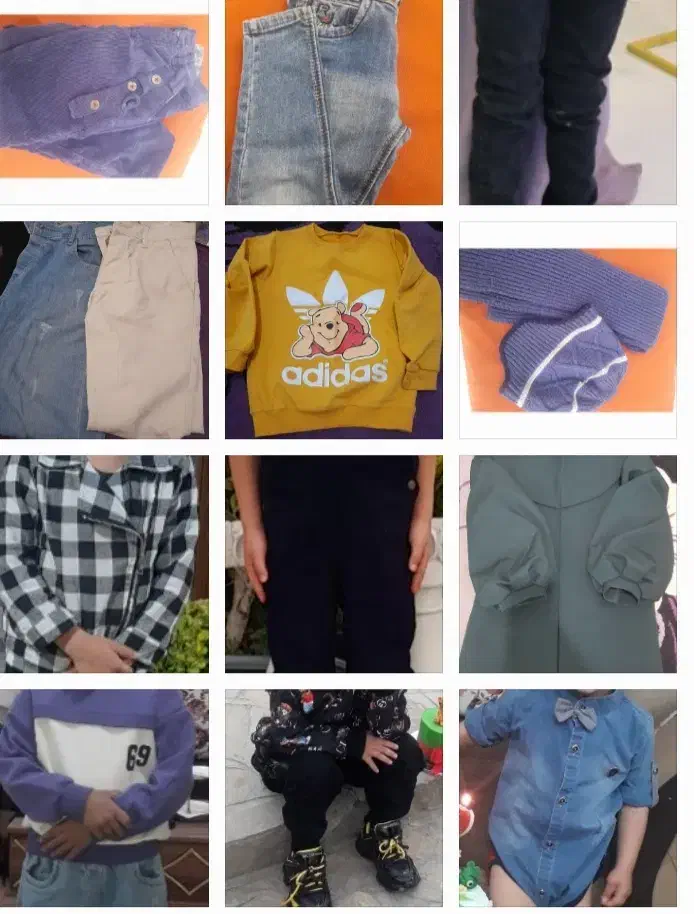 تعدادی لباس بچه گانه در حد نو|کفش و لباس بچه|تربتحیدریه, منصوریه|دیوار