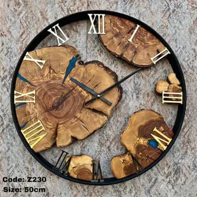 ساعت دیواری روستیک|ساعت دیواری و تزئینی|شیراز, شهرک رضوان|دیوار