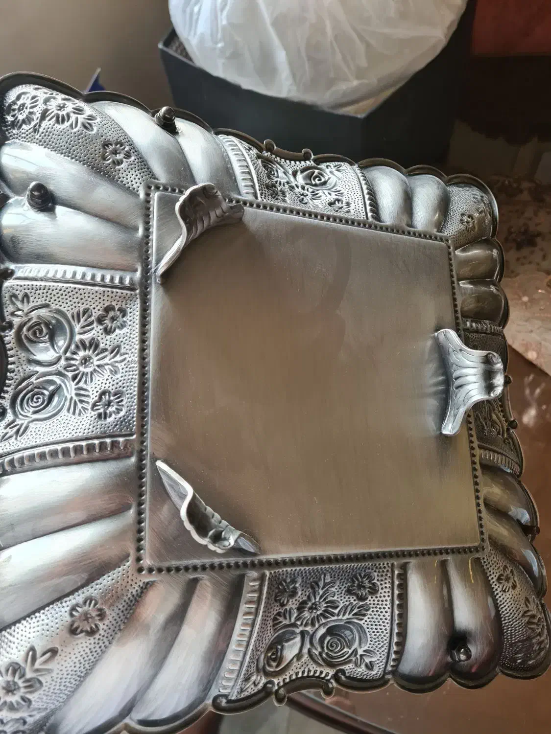 میوه خوری سیلور دسته دار|ظروف سرو و پذیرایی|اصفهان, فیض|دیوار