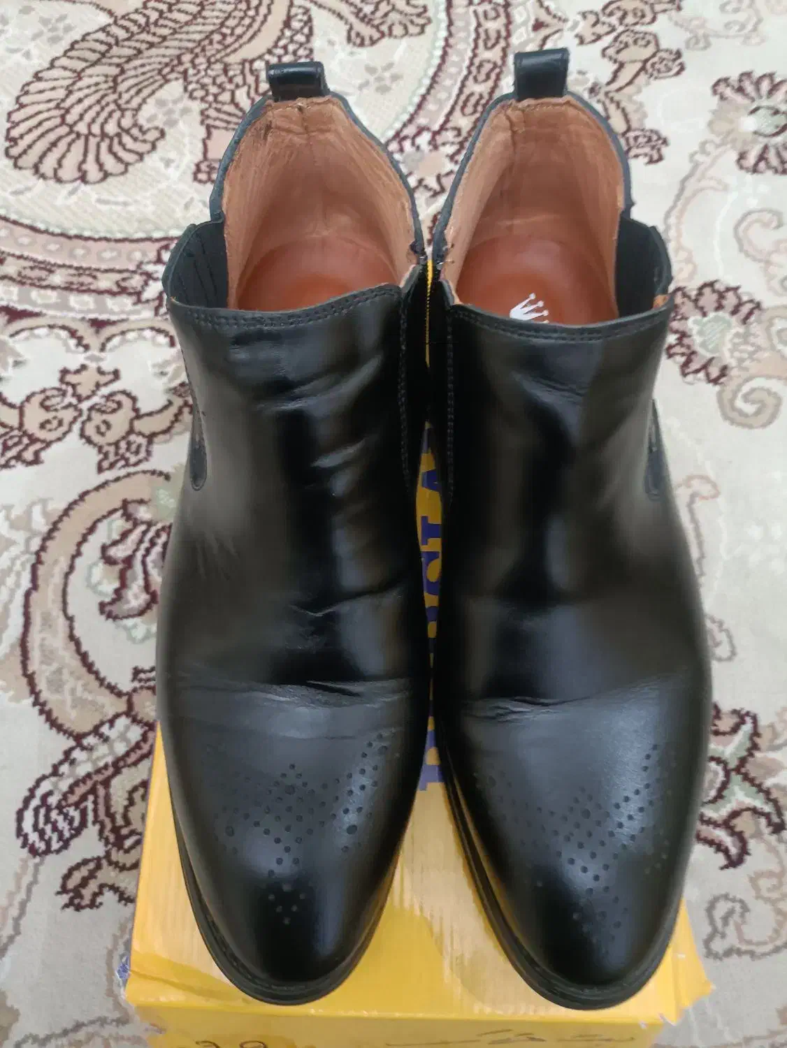 کفش مردانه چرم نیم بوت سایز 43|کیف، کفش، کمربند|تهران, جمالزاده|دیوار