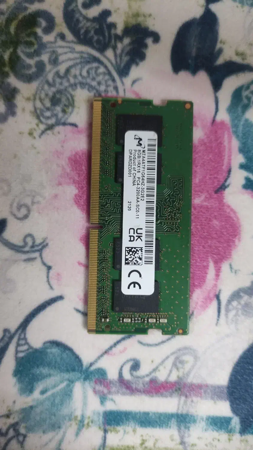 رم لپ تاپ ۸ گیگ DDR4 باس ۳۲۰۰|قطعات و لوازم جانبی رایانه|قم, آزادگان|دیوار