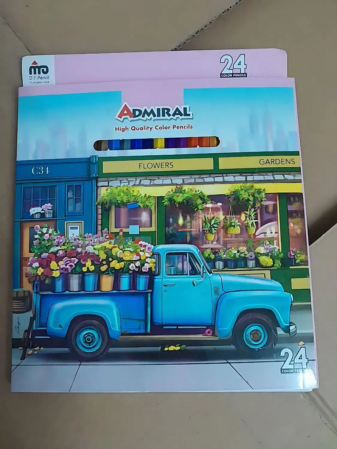 مداد رنگی ۲۴ رنگ|لوازم التحریر|خوی, |دیوار