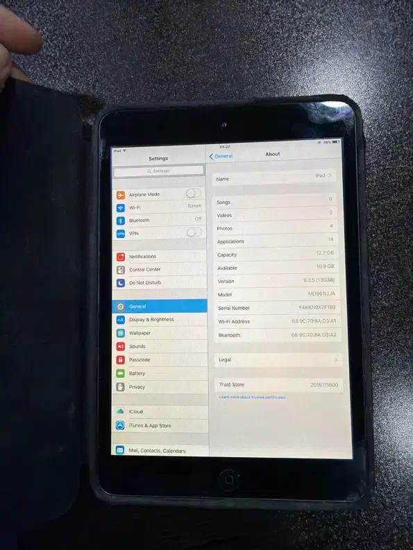آیپد مینی۴ ۱۶گیگ|تبلت|تهران, نیاوران|دیوار