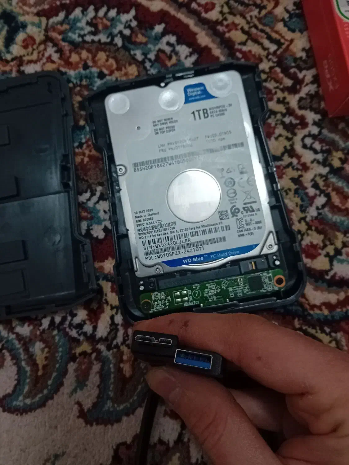 هارد اکسترنال ۱ ترا|قطعات و لوازم جانبی رایانه|خمین, |دیوار