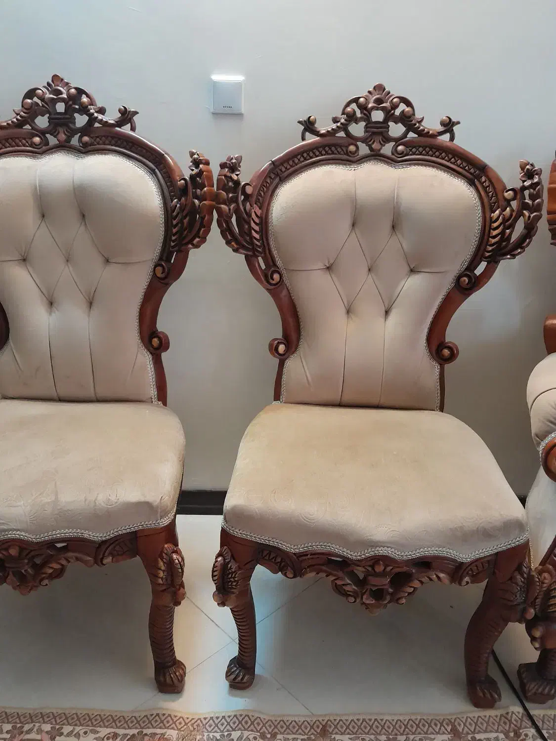 میزوصندلی غذاخوری ۸ نفره چوبی|میز و صندلی غذاخوری|همدان, |دیوار