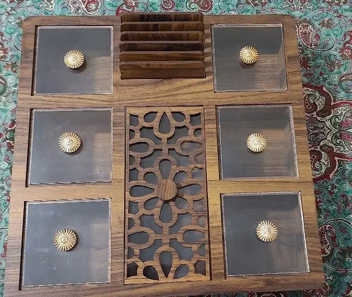 جعبه تی بگ چوبی|ظروف سرو و پذیرایی|رشت, معلم|دیوار