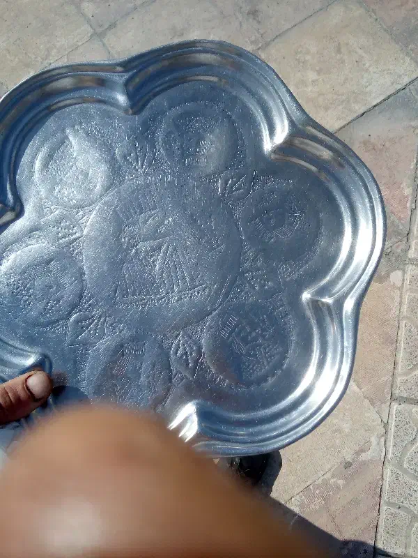 سینی|کلکسیون اشیاء عتیقه|کرمانشاه, |دیوار