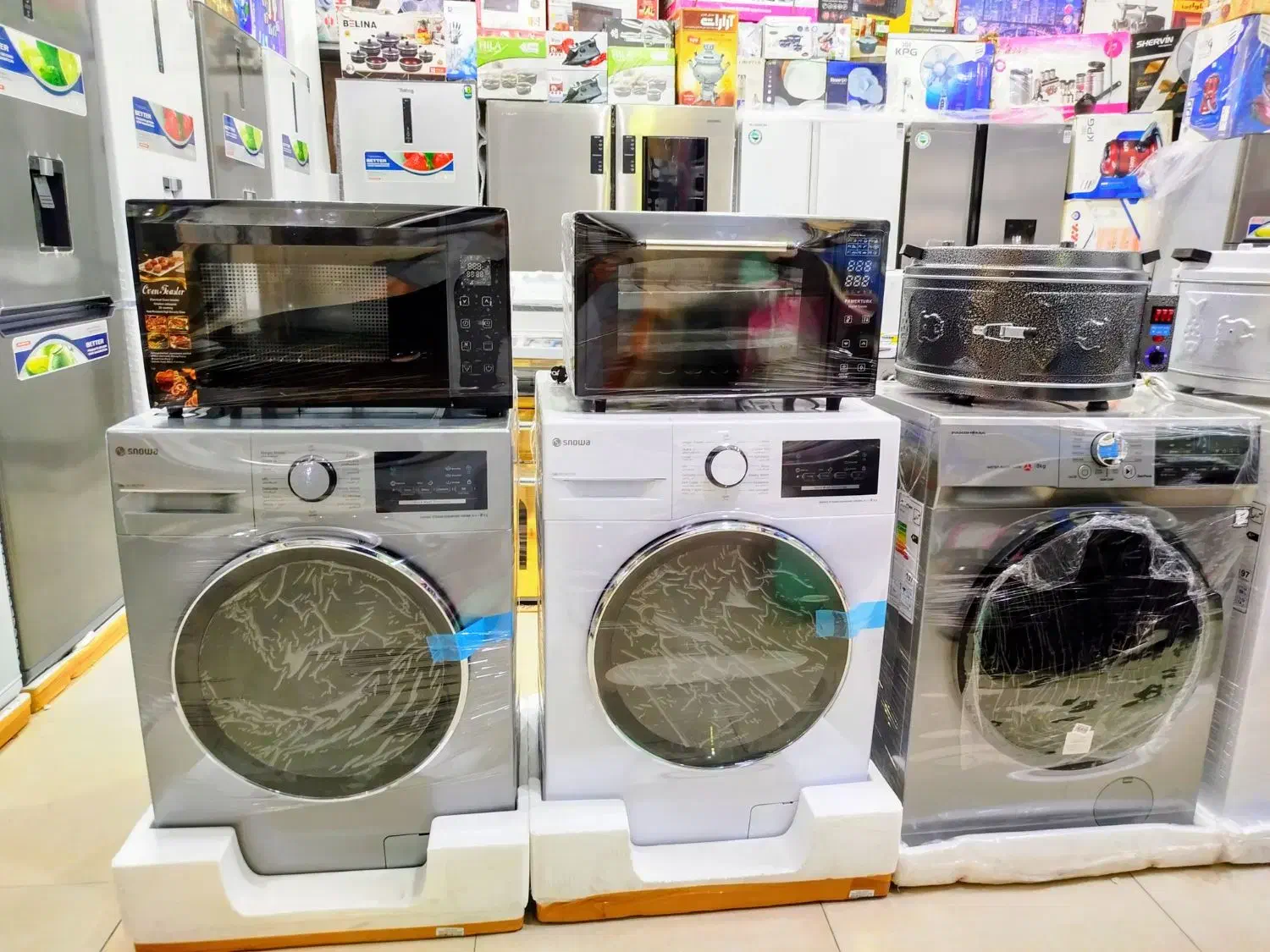 لباسشویی تمام اتومات8کیلواسنوا لوازم خانگی آل رسول|ماشین لباسشویی و خشککن لباس|زاهدان, |دیوار