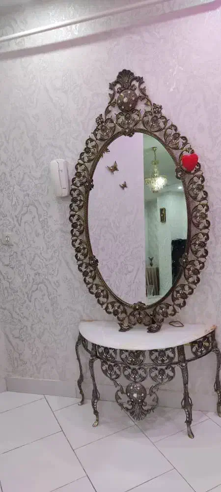 اینه و کنسول برنزی|بوفه، ویترین، کنسول|سهند, |دیوار