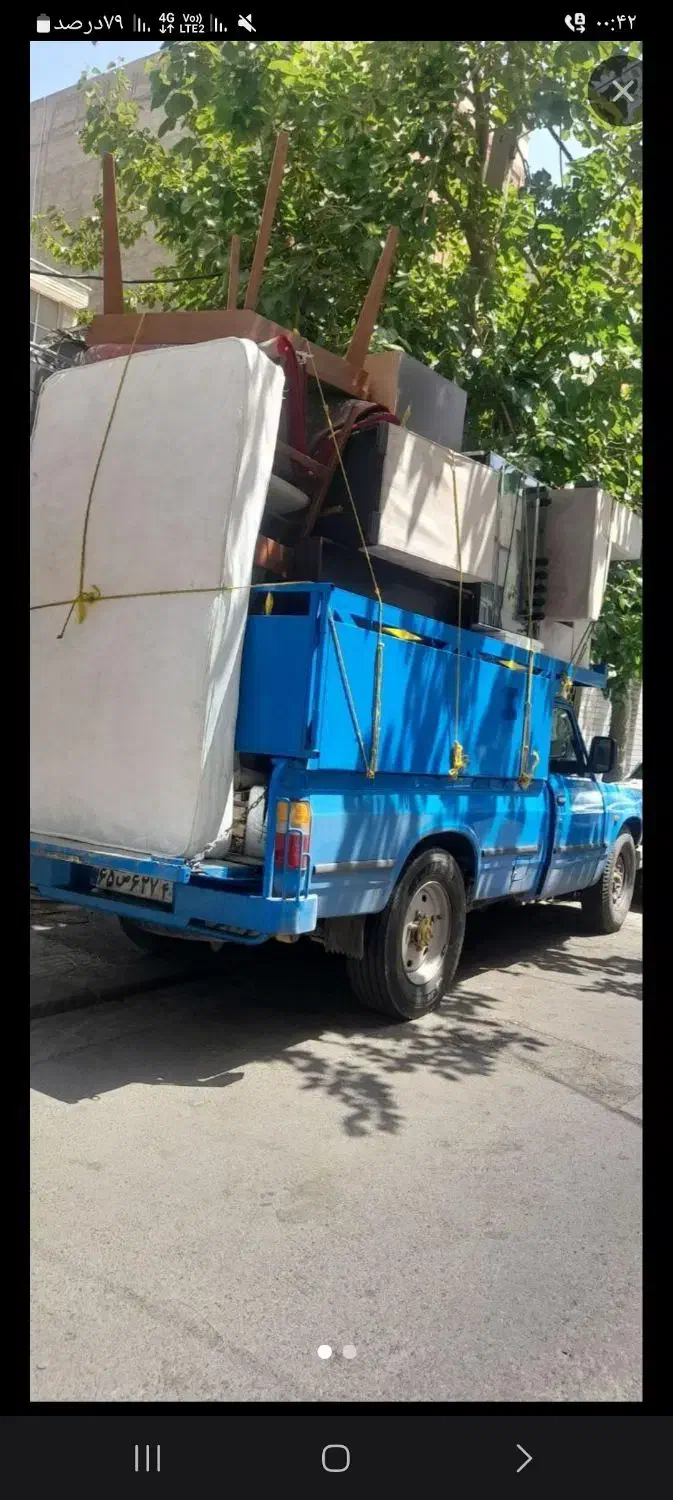 اتوبار نیسان خاور ایسوزو اثاثیه منزل‌ کارگرخالی|خدمات حمل و نقل|تهران, فلاح|دیوار