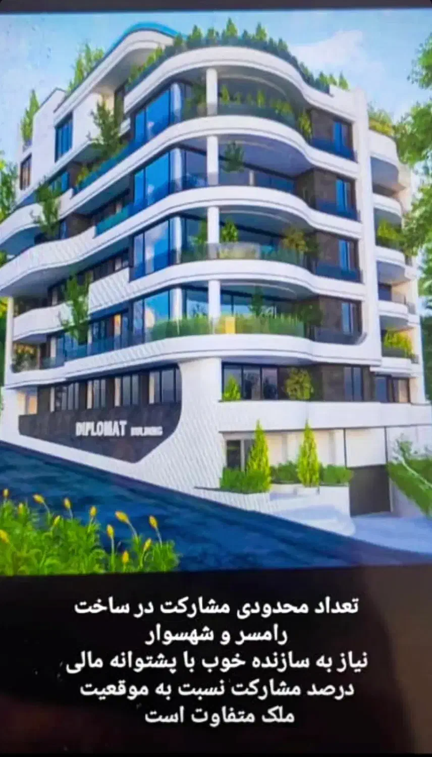 واحد نوساز تحویل عید|مشارکت در ساخت املاک|کتالم و سادات شهر, |دیوار