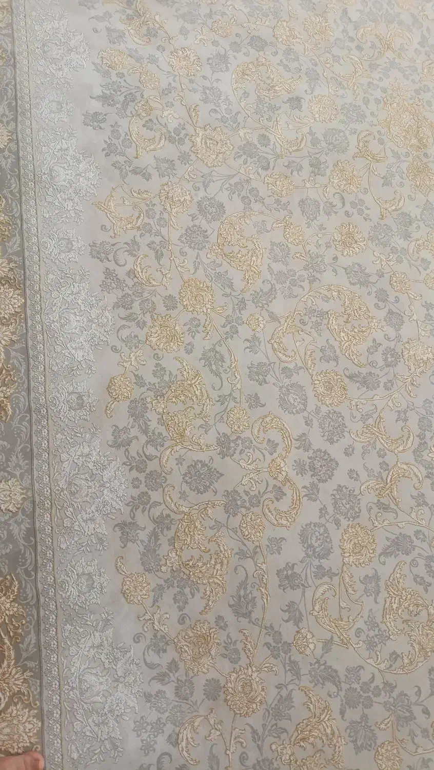 یه جفت فرش ۹متری طلا کوب|فرش|لردگان, |دیوار