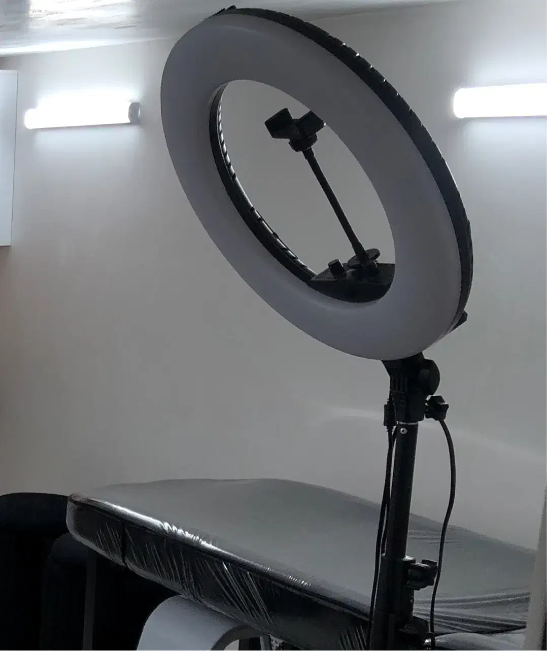 رینگ لایت و آینه|لوازم جانبی موبایل و تبلت|رشت, معلم|دیوار