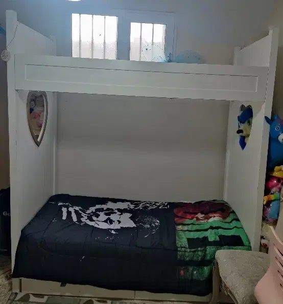 تخت دو طبقه|تخت و سرویس خواب|شهریار, شهریار|دیوار