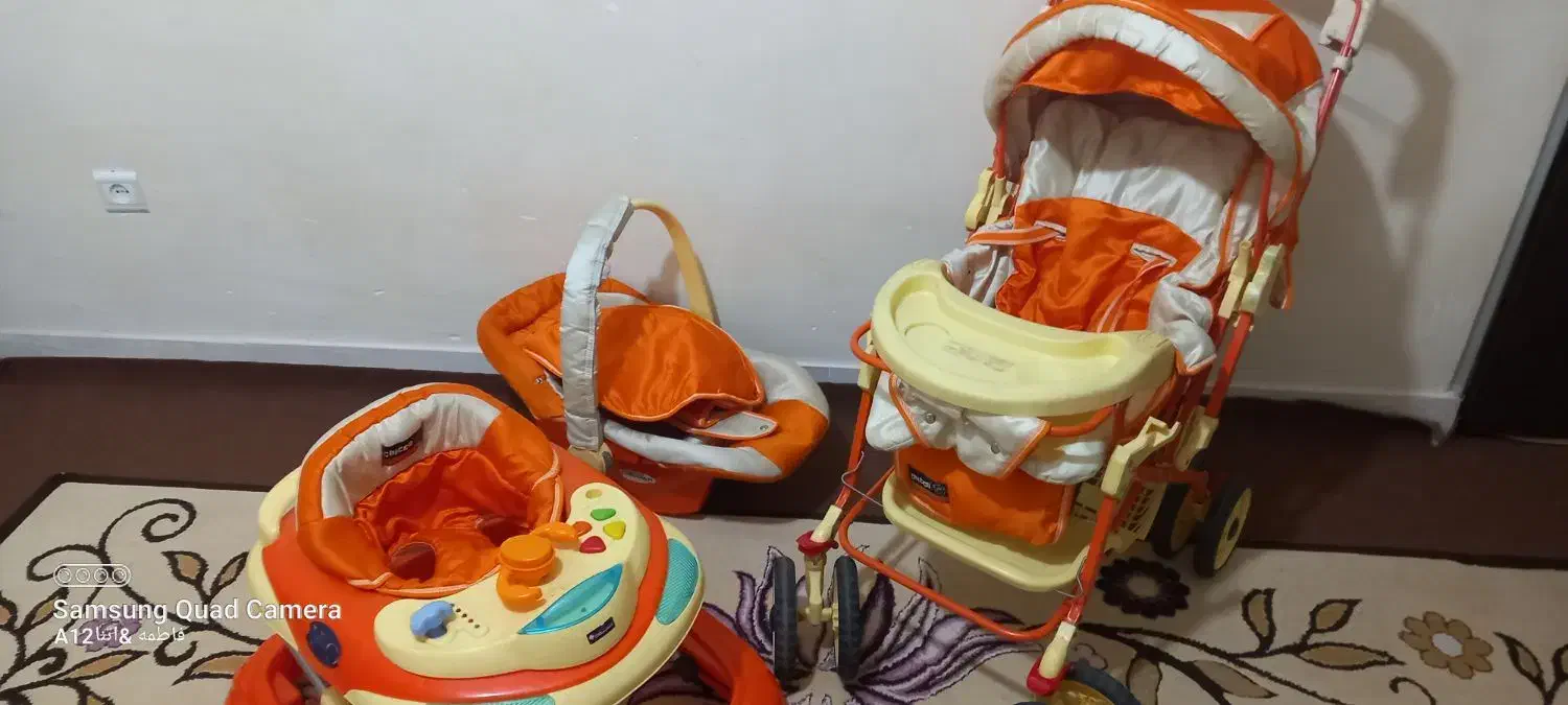 کالسکه روروعک و کریر صندلی ماشین کودک|کالسکه و لوازم جانبی|مهاجران, |دیوار