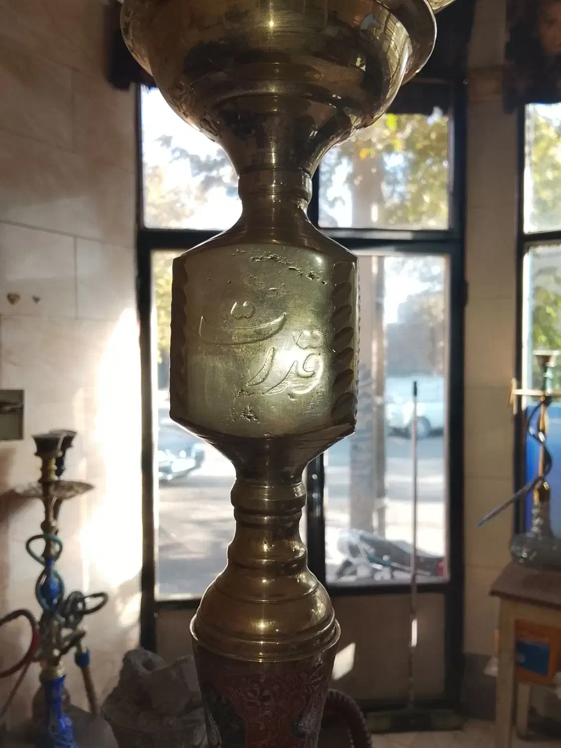 قلیان حاج اوغلی قدرت اصل خوب بخون بعداً پیام بده|کلکسیون و سرگرمی|خوی, |دیوار