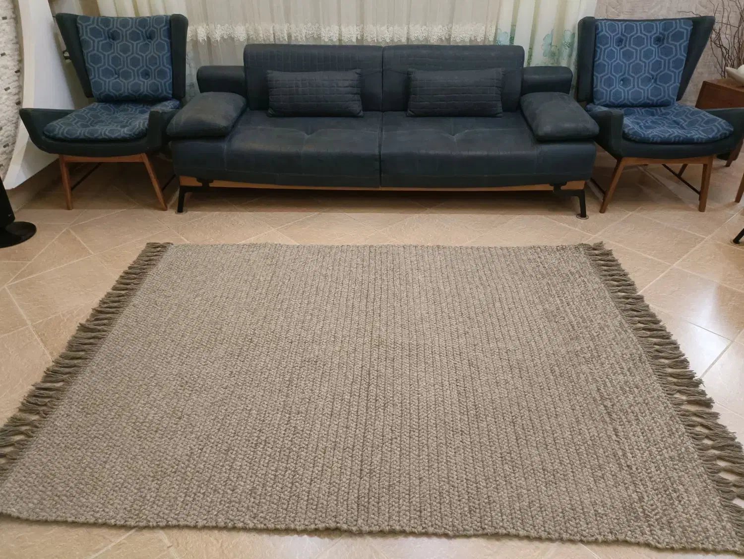 گلیم فرش درشت بافت مراکشی|فرش|تهران, فلسطین (میدان انقلاب)|دیوار