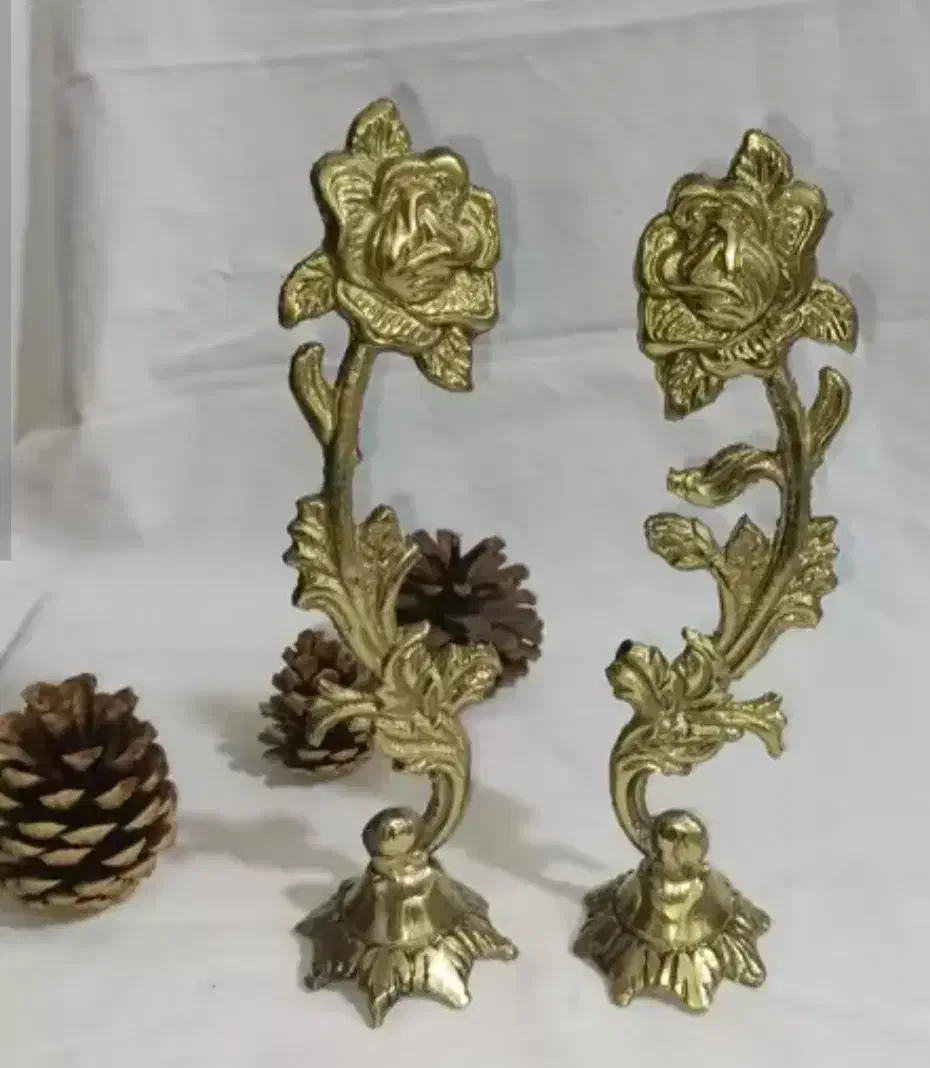 استند گل رز برنز|مجسمه، تندیس، ماکت|کرمانشاه, |دیوار