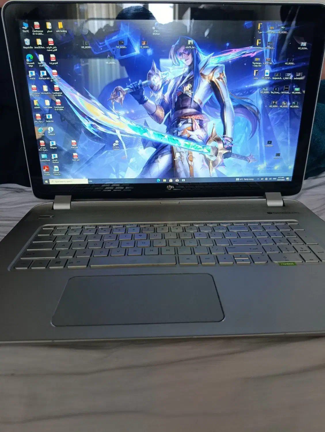 لپتاپ hp صفحه لمسی|رایانه همراه|خوی, |دیوار