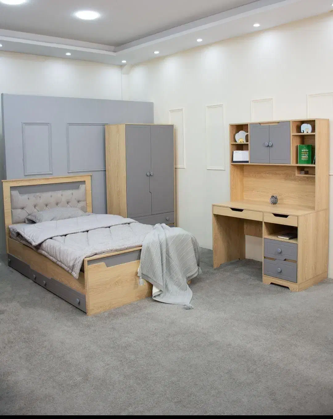 تخت وکمد کودک و نوجوان سرویس خواب و سیسمونی|تخت و سرویس خواب|تبریز, |دیوار