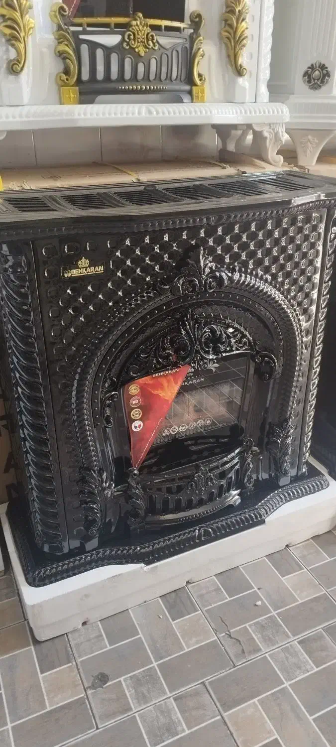 شومینه ایستاده بهکاران|بخاری، هیتر، شومینه|شیراز, فخرآباد (دروازه کازرون)|دیوار