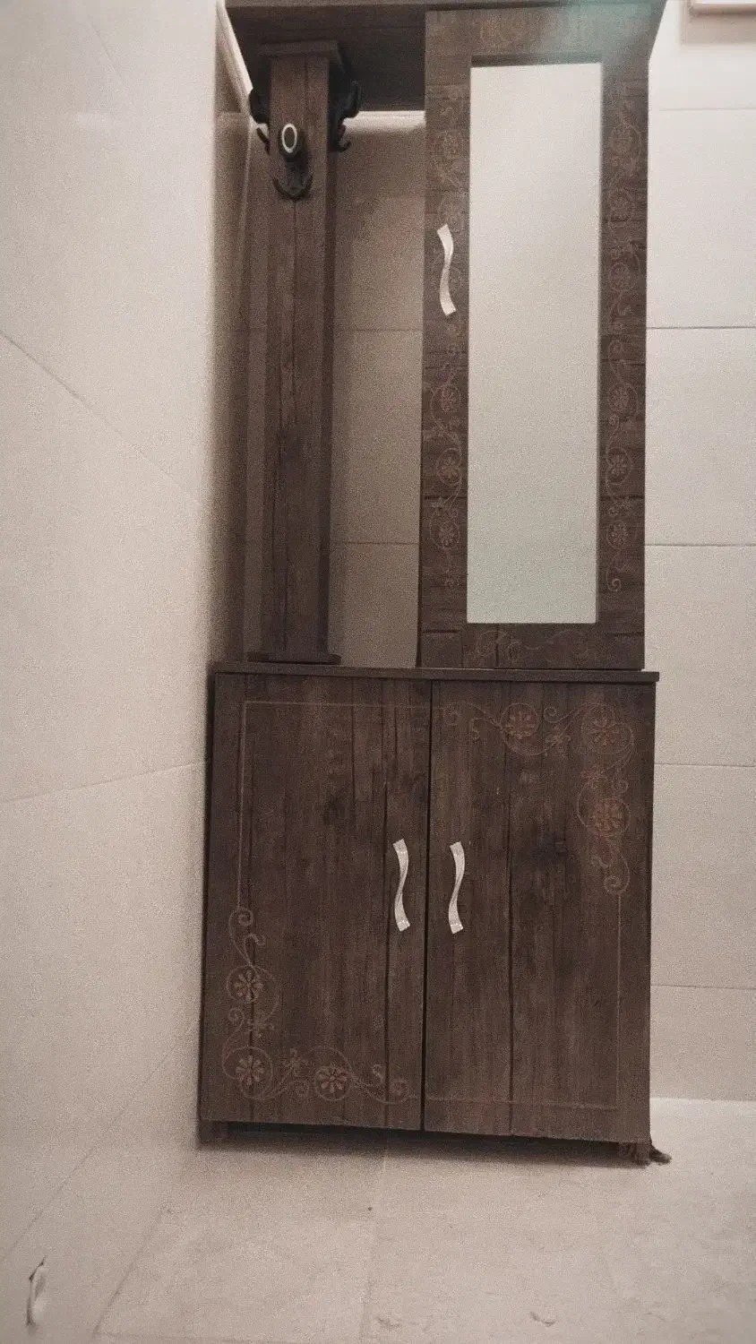 کمد آرایشی و جاکفشی|جاکفشی، کمد، دراور|حمیدیا, |دیوار