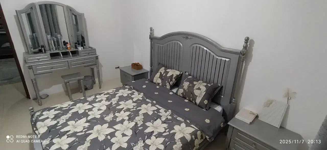 سرویس خواب تمام چوب شیک مناسب جهیزیه|تخت و سرویس خواب|بجنورد, |دیوار